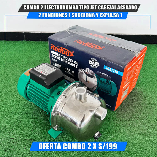 Combo de 2 Electrobombas 💧 - Succiona y Expulsa